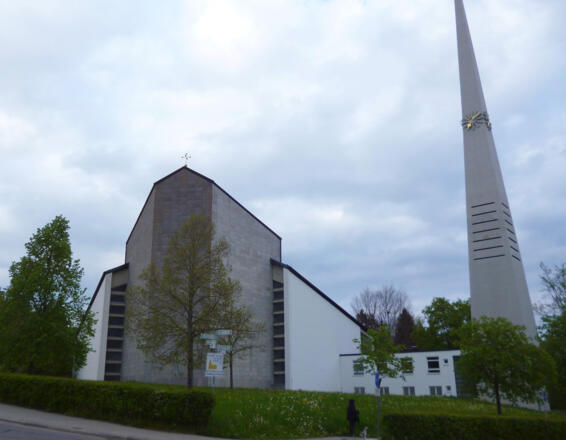 Die Stadtpfarrkirche Verklärung Christi in Schongau.