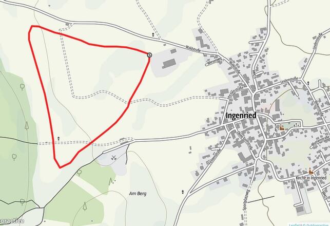 Loipenplan des klassischen Rundkurses