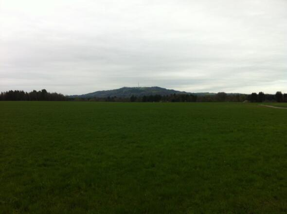Weitblick auf den Peißenberg