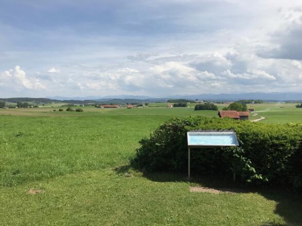 Panoramaaussicht von der Hubertuskapelle bei Altenstadt