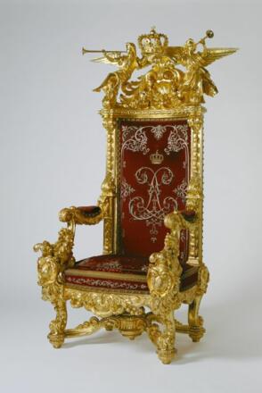 Thronsessel von König Ludwig II