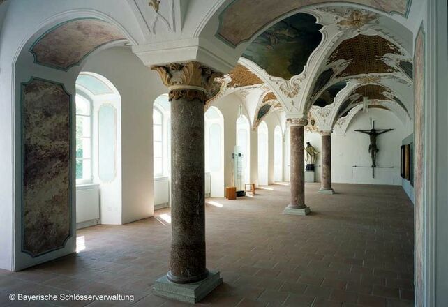 Der barocke Bibliothekssaal.