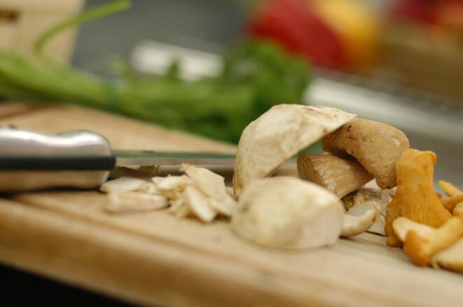 Vorbereitung in der Küche