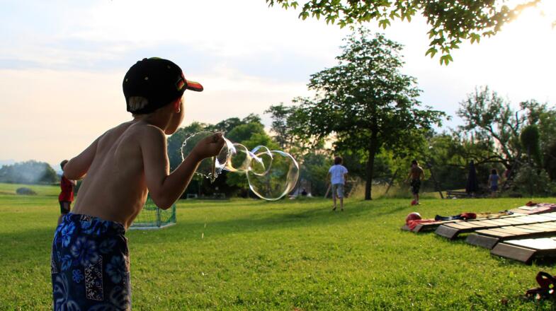 Erholung verspricht die ruhige Liegeweise in der Langau