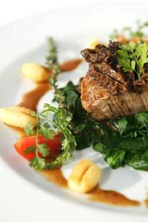 Lecker Staek bei Müllers Landhotel