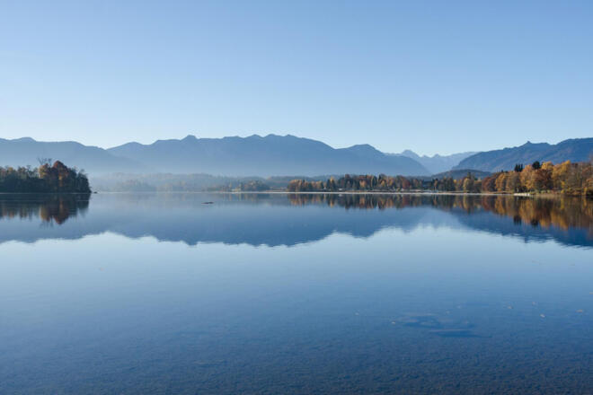 Wanderung Kleine Staffelsee-Schleife - Herbstlicher Staffelsee