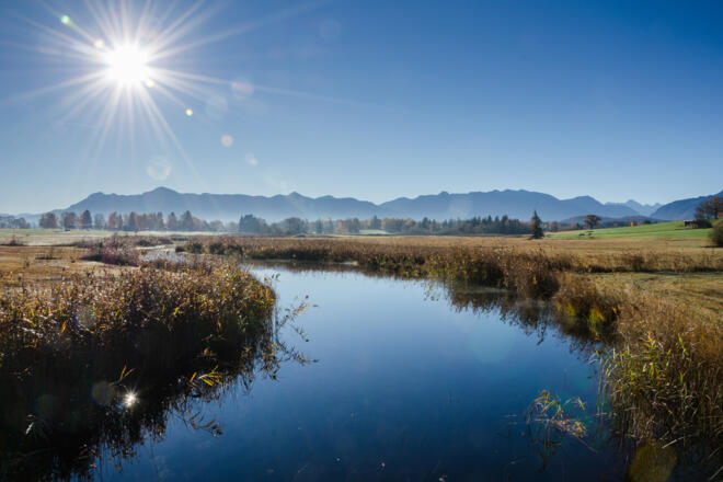 Wanderung Kleine Staffelsee-Schleife - Die Uffinger Ache