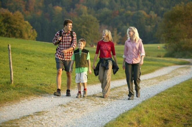 Wanderer auf dem Weg