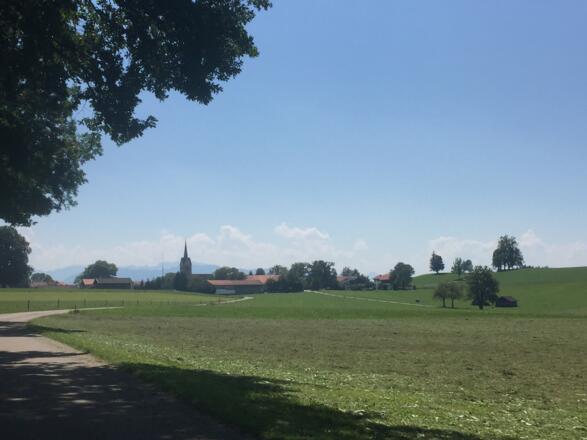 Blick zurück nach Peretshofen