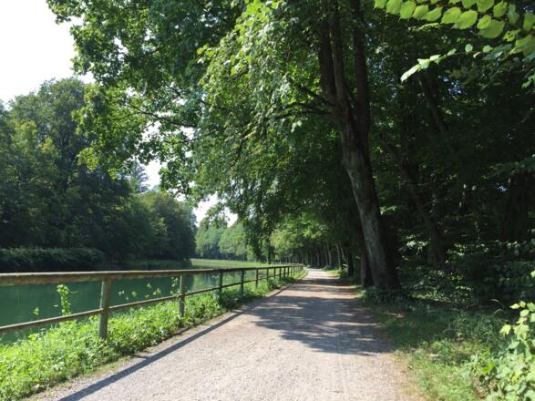 Isarkanal bei Hinterbrühler See