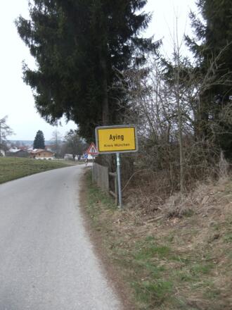 Ortseingang Aying 