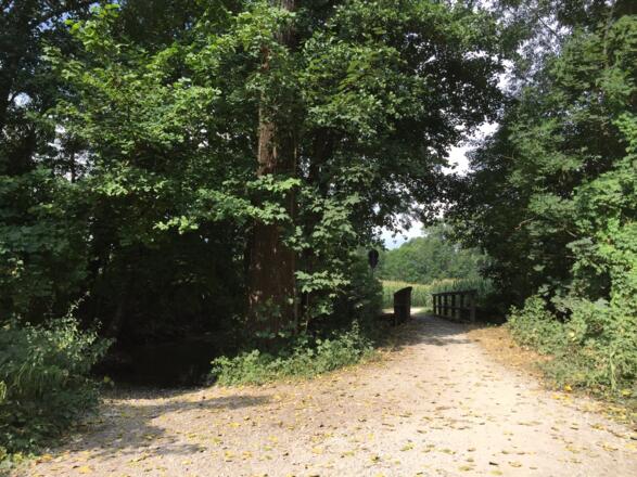 Brücke über Garchinger Mühlbach