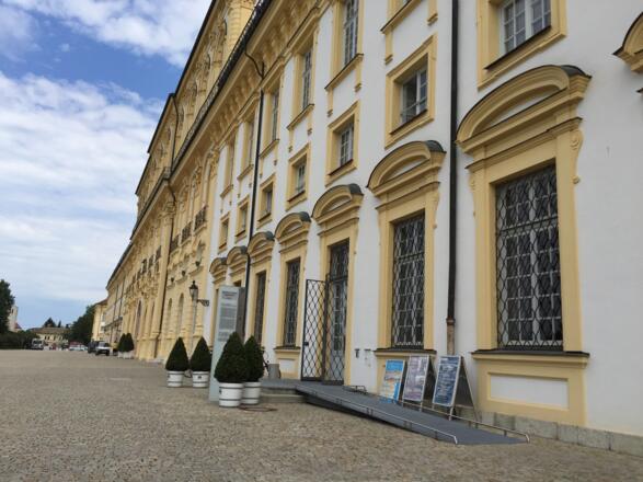 Eingang Schloß Schleißheim
