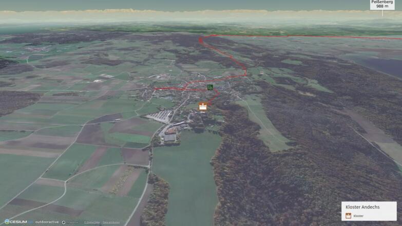 Pilgerweg im Starnberger Fünf-Seen-Land: Münchener Jakobsweg: Variante Andechs - Wessobrunn