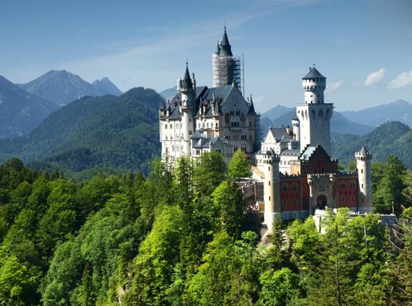 Das Schloss Neuschwanstein