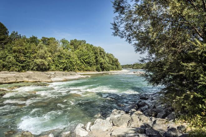 Die Isar bei Lenggries