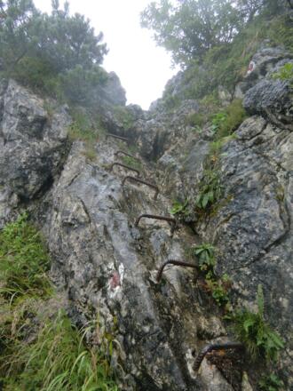 Trittklammern nördlich von Mariaeck