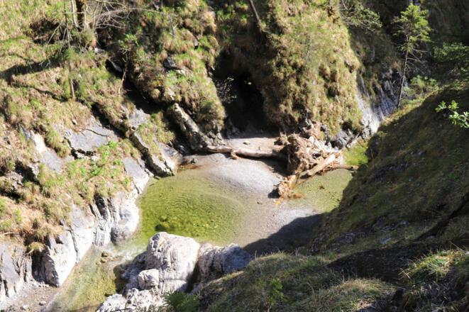 Dainingsbach-Schlucht am Walchensee