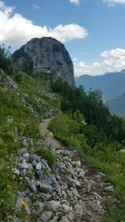 Letzten paar Meter vom Roßstein zur Tegernseerhütte