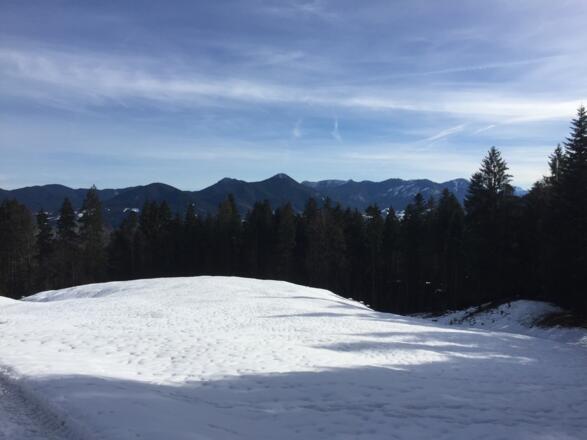 Rückschau ins Isartal mit dem Geierstein