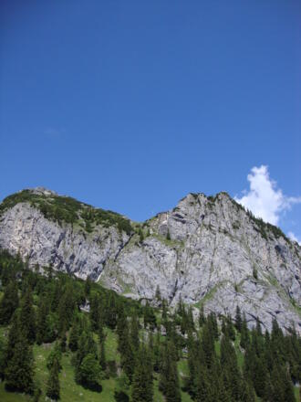 Blick zur Tegernseer Hütte