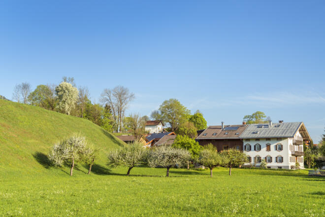 Bauernhof in Wegscheid im Sommer