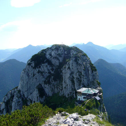 Blick auf die Tegernseer Hütte