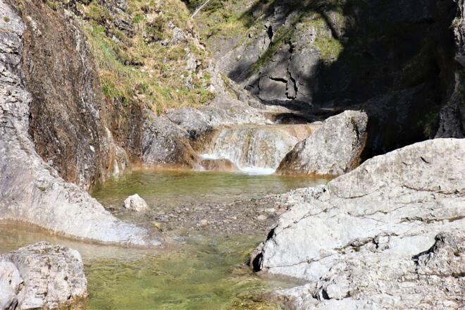 Dainingsbach-Schlucht am Walchensee