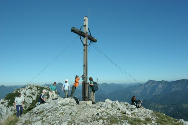 Am Gipfelkreuz 