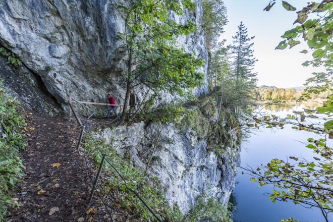 Felsenweg am Kochelsee