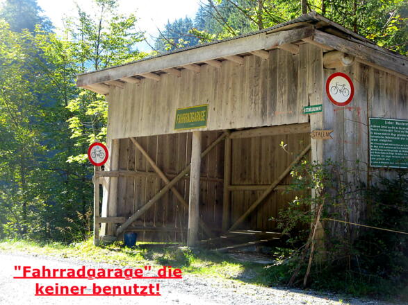 Die &quot;Fahrradgarage&quot; die keiner benutzt!