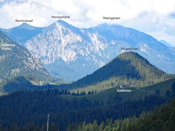 Im Abstieg von der Benediktenwand