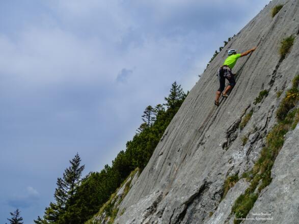 die Platten sind deutlich geneigt