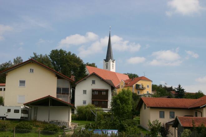 Blick auf Taufkirchen.