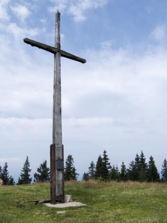 Am Gipfel des Rechelkopfes.