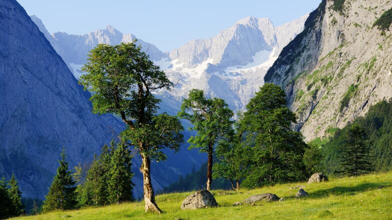 Am Taleingang bei den Hagelhütten