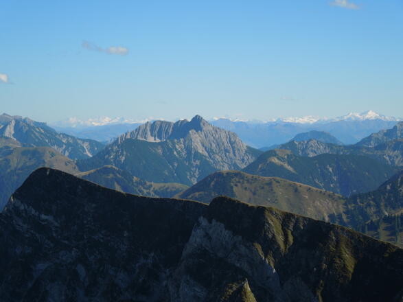 Blick vom Schafreuter bis zum Großvenediger