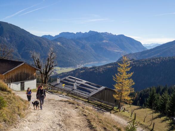 Bequemer Aufstieg zur Seewaldhütte