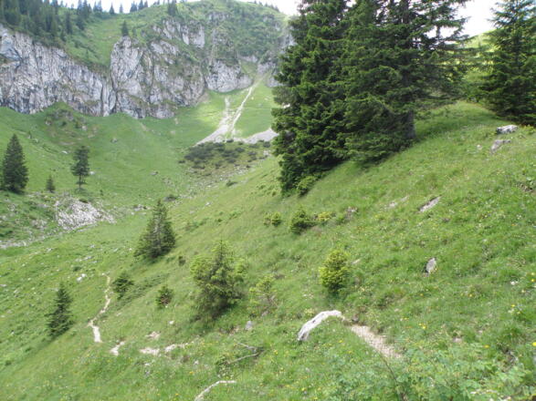 Unter dem Stangeneck