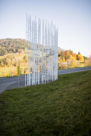 BUS:STOP Krumbach, Haltestelle Bränden