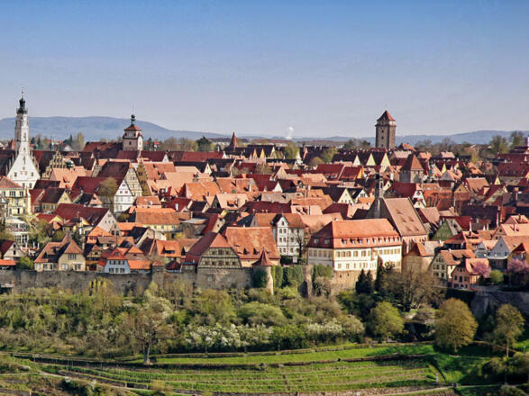 Blick auf Rothenburg o.d.T.