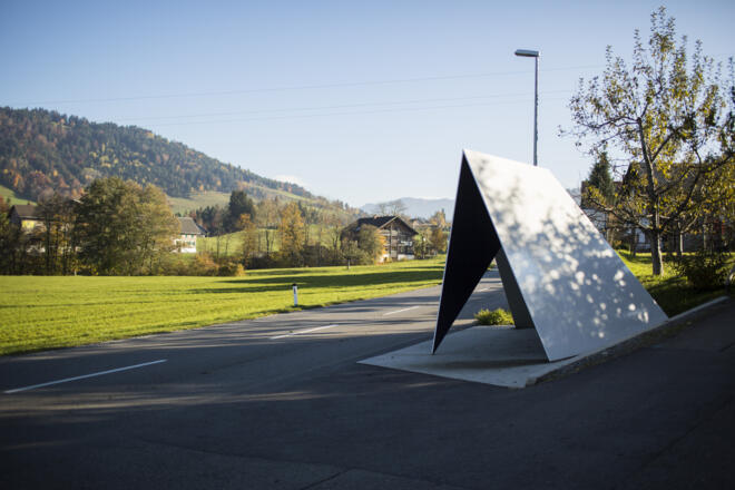 BUS:STOP Krumbach, Haltestelle Unterkrumbach Süd