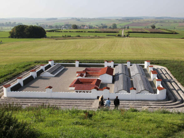 Modell Römerkastell Ruffenhofen