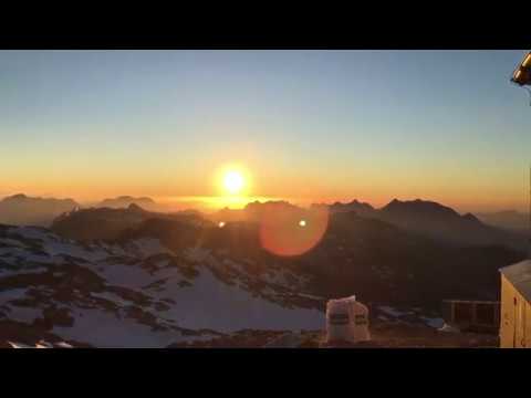 Sonnenuntergang am Hochkönig 2939m