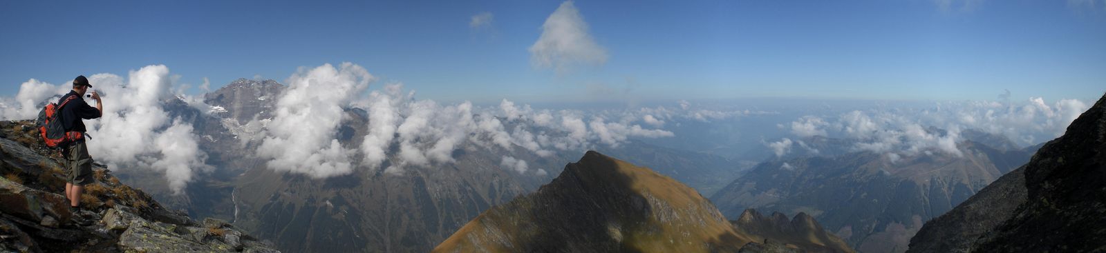 Unterhalb vom Gipfel