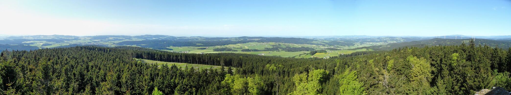 Panorama nach Süden vom der Kaiser Franz Josefs Warte