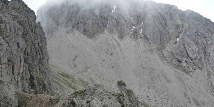 Blick zurück Richtung Freiunger Höhenweg