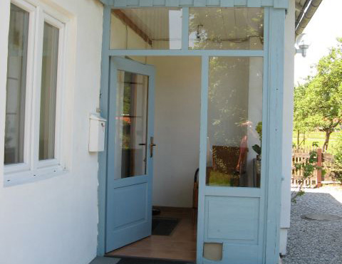 Eingangsbereich von außen