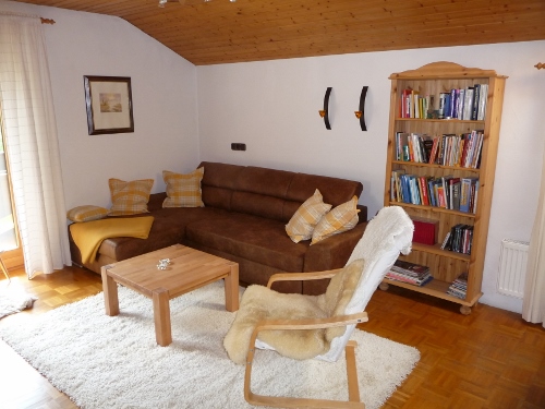 Wohnzimmer mit Schlafcouch