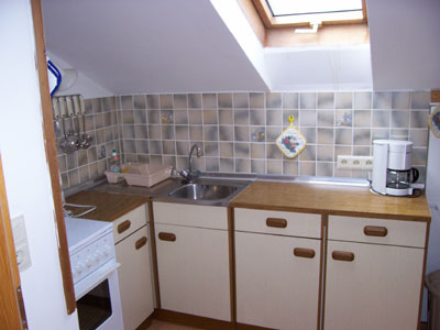 Küchenansicht Ferienwohnung Büchler